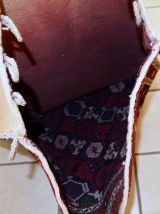 Tapis vintage Persan Afshar fait main, 1C336