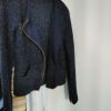 Veste Gilet cardigan décolleté biker perfecto femme taille36