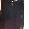 Pull en maille noire brodé sequins, noeud au dos femme 38
