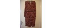 Robe vintage en polyester/elastane T 44