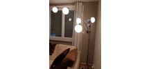 Lampadaire design blanc
