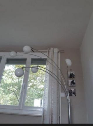 Lampadaire design blanc