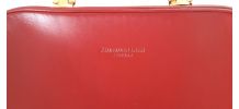 Sac en cuir rouge pour femme