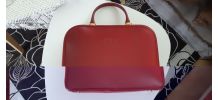 Sac en cuir rouge pour femme