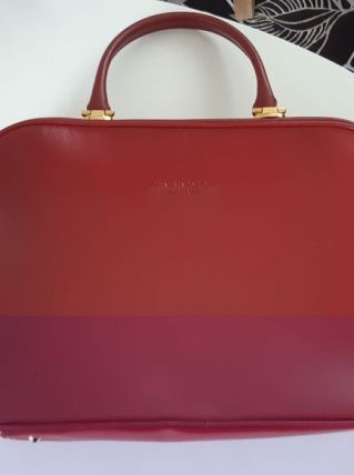 Sac en cuir rouge pour femme