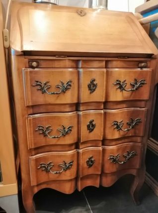 ancien secrétaire anglais en bois