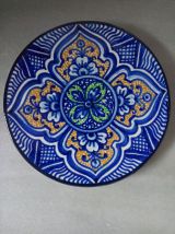 Assiettes peintes à la main