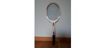 Raquette de tennis Donnay en bois et housse Lafuma
