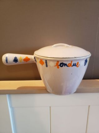 Casserole à fondue Le Creuset avec couvercle
