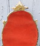 miroir argenté en bois
