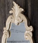 miroir argenté en bois