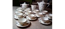 Ancien service à café porcelaine CB Cie