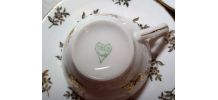 Ancien service à café porcelaine CB Cie
