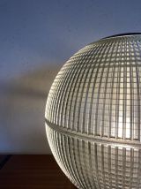 Lampe à poser boule holophane XXL vintage années 60