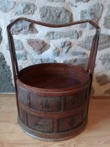 Grand panier chinois, authentique 19e