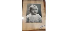 Photo originale bébé studio Harcourt