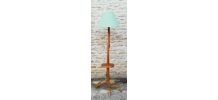 Lampadaire en bois d'olivier 