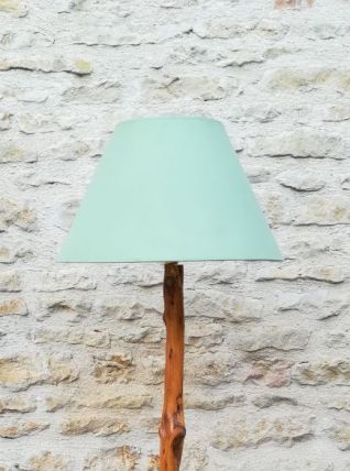 Lampadaire en bois d'olivier 