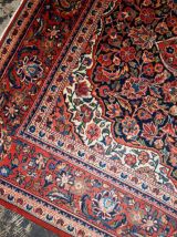 Tapis ancien Persan Kashan fait main, 1B734