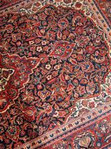 Tapis ancien Persan Kashan fait main, 1B734