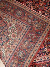 Tapis ancien Persan Kashan fait main, 1B734