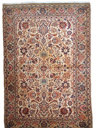 Tapis ancien Persan Kashan fait main, 1B735