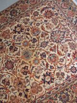 Tapis ancien Persan Kashan fait main, 1B735