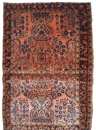 Tapis ancien Persan Sarouk fait main, 1B747