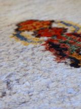 Tapis vintage Persan Gabbeh fait main, 1C344