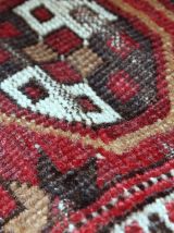 Tapis ancien Afghan Adraskand fait main, 1C346
