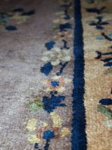 Tapis ancien Chinois Art Deco fait main, 1C354
