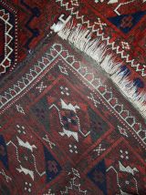 Tapis ancien Afghan Baluch fait main, 1C357
