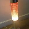 Lampe cylindrique Crestworth 60’s 70’s en verre et  métal 