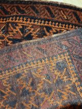 Tapis ancien Afghan Baluch fait main, 1C366