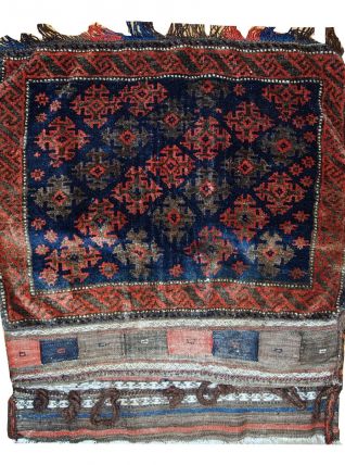 Tapis ancien Afghan Baluch fait main, 1C368