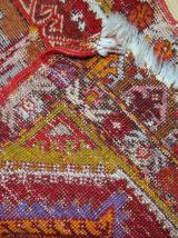 Tapis ancien Turc Yastik fait main, 1C371