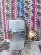 Jolie suspension en verre granité (Années 50)