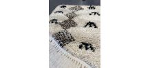 Tapis berbere marocain beni ourain 70x160cm