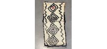 Tapis berbere marocain beni ourain 95x190cm