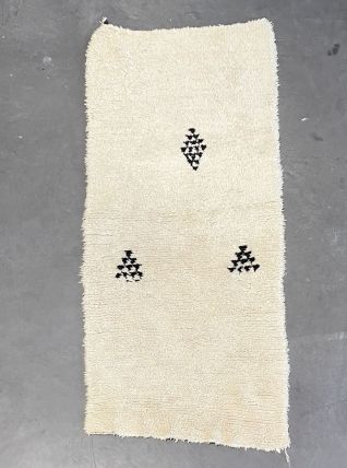 Tapis berbere marocain Beni Ouarain 100x210 cm