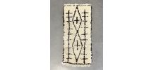 Tapis berbere marocain Beni Ouarain 80x170 cm