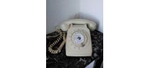 Téléphone  Socotel S 63 à cadran rotatif (1980)