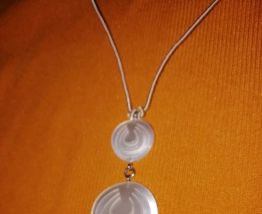 Collier pendentif 80's