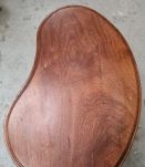 table basse tripode chene massif tres belle 1950      vintag