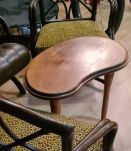 table basse tripode chene massif tres belle 1950      vintag