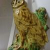  sculture chouette  effraie en bois
