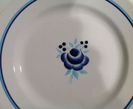 6 assiettes plates moulin des loups