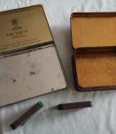 2 Anciennes boites tabacs et 2 boites metal allumettes 
