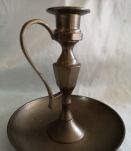 Bougeoir avec cuve en  laiton