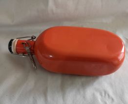 Ancienne gourde de randonnée en métal 1950/60
